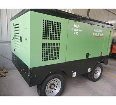 China Rock Drilling And Water Well Drilling Diesel Portable Mobile Air Compressor for sale