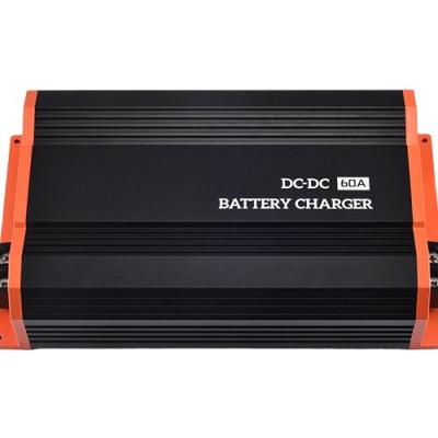 China China-chic new car EV/RV battery DC-DC 12V 60A charger/lead acid camper/lithium/LiFePO4 battery charger for sale