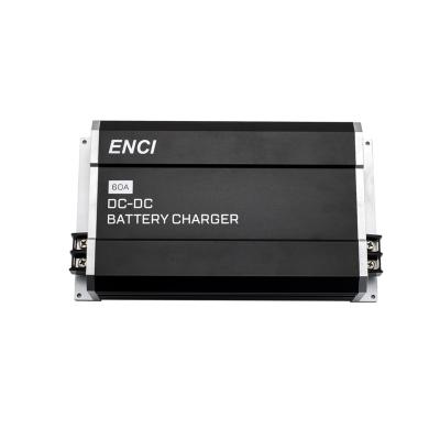 China Veichles Dc DC Charger 12v 60A Battery Charger Used For Compatible Lead Acid Battery And Lithium Battery In RV And Marine for sale