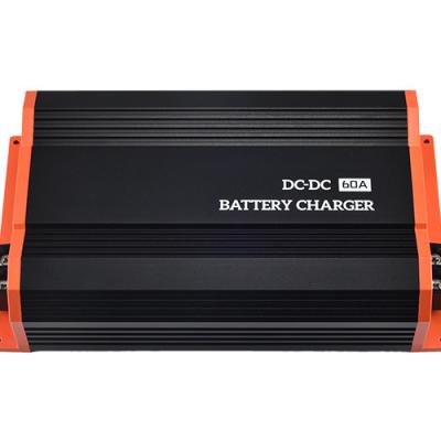 China Veichles Solar Charger 12v 60A DC Lithium Lead Acid Battery Charger DC to 13.2V DC Charger for RV/Ev for sale