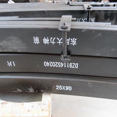 China cars and trucks Rear leaf spring assembly DZ9114520240Hot selling spring steel plate DZ9114520240 for sale