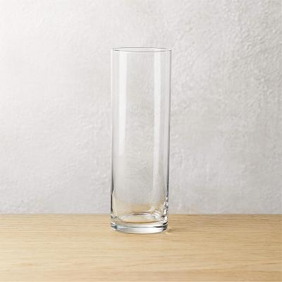 China New Classic / Postmodern CLEAR CYLINDER Stealless Bass CHAMPAGNE FLUTE for sale