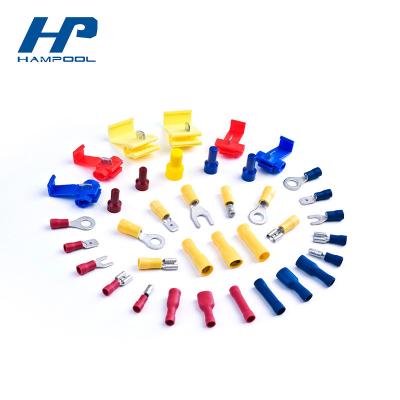 China Insulation Hampool Factory Direct Electrical Wire 480PCS Crimp Butt Shovel Bullet Automotive Insulated Connectors for sale