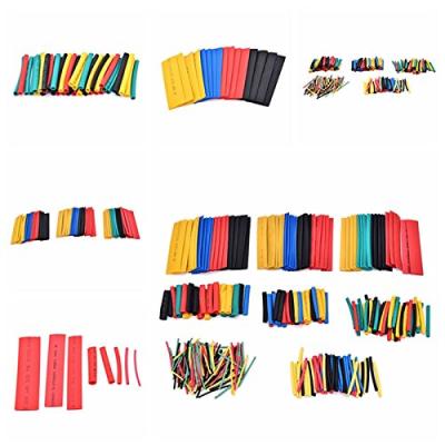 China LOW VOLTAGE Hampool Colors Polyolefin Electrical Insulated Electrical Cable Sleeves Shrinkable Tubing for sale