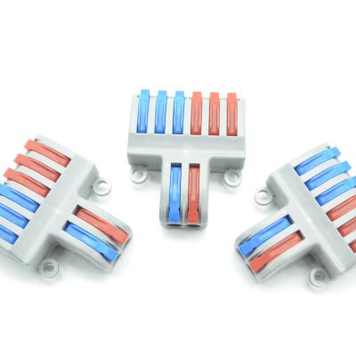 China Power Hampool New Product Push Wire Gray And Orange Terminal Connector for sale