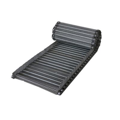 China Heat Resistant 304 Chain Link Stainless Steel Wire Mesh Spiral Conveyor Belt For Freezer for sale