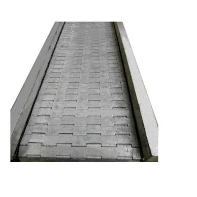 China Heat Resistant Slat /chain Plate Conveyor Professional Manufacturer For Stone for sale