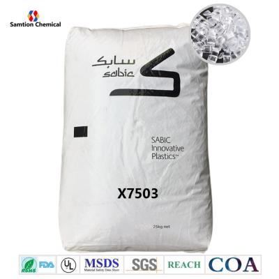 China Recycled S-Plastic Clear Polyester Alloy Siloxane Polycarbonate Resin Pellets Xylex X7503 for sale