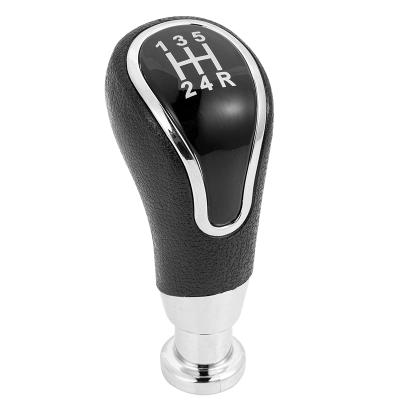 China Chrome Plastic Car 5 Speed ​​Gear Shift Knob Manual Clutch Lever Head For Lada Car for sale