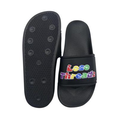 China Greatshoe Anti-Slippery Customize Sandals Design Outdoor Sandals Black Women Slides Slippers For Men Slides Shoes for sale