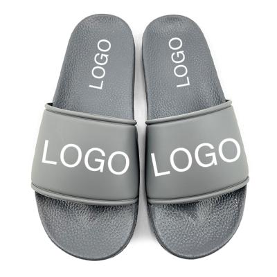 China Greatshoe Mens Summer Beach PVC Slippers Breathable Custom Empty Slide Sandal Custom Slippers For Men for sale