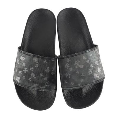 China Fashion Trend Greatshoe China Manufacturer Bedroom Slipper Custom Slippers For Men Slides Mens Sandals PVC for sale