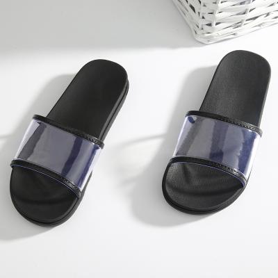 China New Style Slide Fashion Women Ladies sndsal Anti-slippery Slipper PVC Transparent Greatshoe Slipper for sale