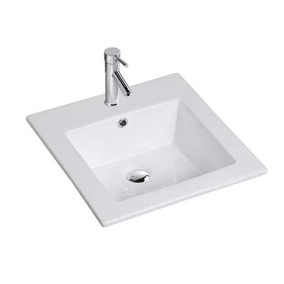 China Modern Professional White Any Colors You Need Thin Basin Art Ceramic Bathrooms Edge Basin for sale