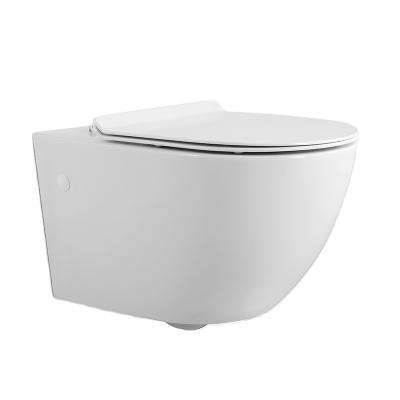 China Double-Flow Factory Supply Good Price Ceramic Wall Hung Toilet Water Closet Wc Top Tankless Toilet for sale