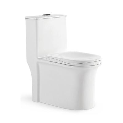 China Floor Standing Ceramic Double-Flow Toilet Floor-standing One-piece Bathroom WC Chinese Toilet for sale