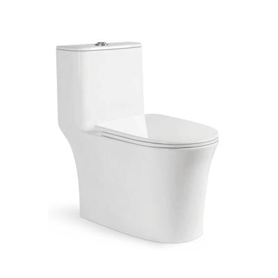 China Wholesale Ceramic Double-Flow Toilet Siphonic Modernization One Piece Toilet Manufacturer for sale