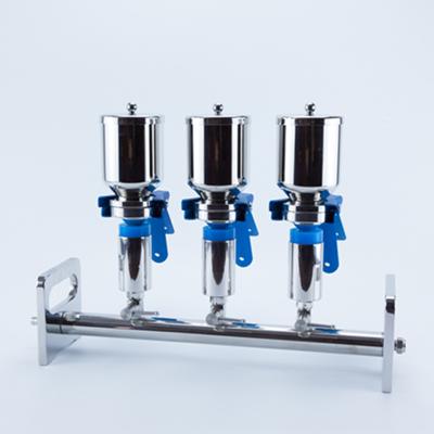 China Stainless Steel316L / Glass 316L Vacuum Filtration Apparatus Acid And Alkali Resistance / Glass 3-Branch for sale