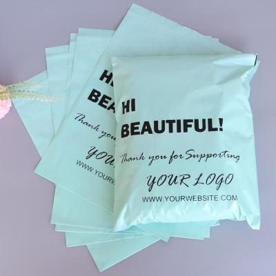 China shoes & Custom Plastic Logo Biodegradable Compostable Mailing Envelopes Shipping Messenger Poly Mailer Mailing Satchels Apparel Bags For Clothing for sale