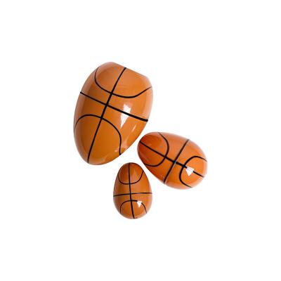 China Factory Price Durable Basketball Set Openable Artificial Plastic Easter Eggs for sale