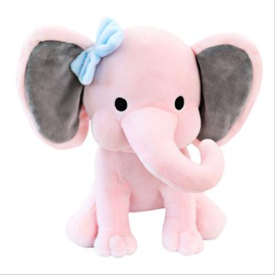 China Free Sample Hotsale Colorful Hot Selling Custom Baby Soft Plush Ears Customized Big Animal Stuffed Cute Animal Elephant Toy for sale