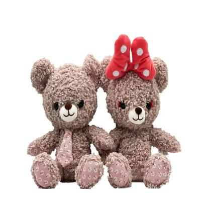 China Soft Plush Animal Toy High Quality Doll Polar Stuffed Lying Stuff Teddy Sleeping Gummy Bear Custom Plush Toy Design Oem Like Cheap for sale