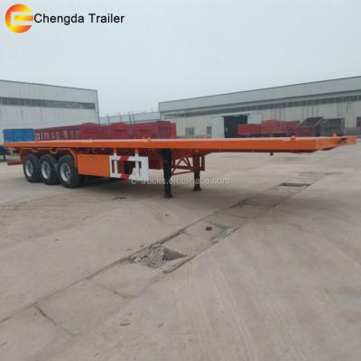 China Truck trailer 13t FUWA axle, container trailer chassis, tractor trailer price for sale