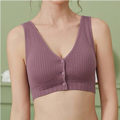 China Breathable Women Nursing Bra Front Button Maternity Nursing Bust Lifter Pregnancy Bras Nursing Bra for sale