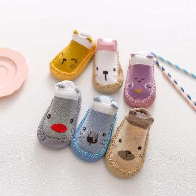 China Fashion Breathable Animal Soft Sole Anti-skid Baby Booties Unisex Baby Sports Shoes for sale