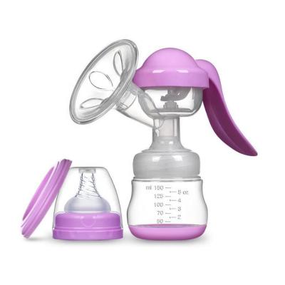 China New BPA Free Silicone Promotional Free Breast Pump Manual Breast Pump Baby Milk Pump for sale