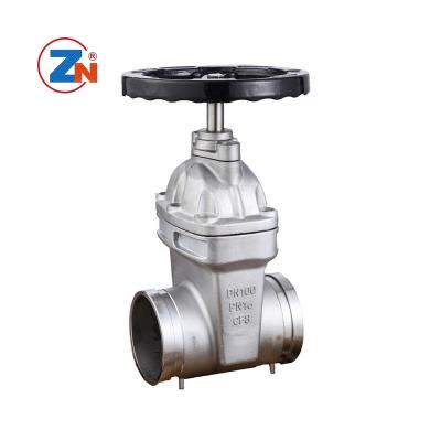 China Z85X-16Q General Stainless Steel Flange Shutter Gate Valve Spline Soft Seal Gate Valve For Water for sale