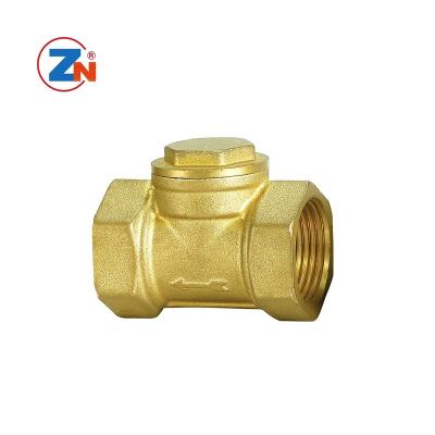 China General China Manufacturers TNP Bsp Thread Check Valve Thread Check Valve Left Brass Horizontal Port Thread Check Valve For Water Meter for sale