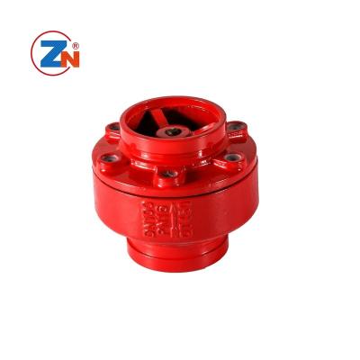 China Pn10/16 General Red Color One Way Check Valve Reverse Valve Grooved For Fire For Pipe Fittings for sale