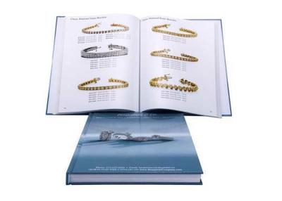 China Luxury Jewelry Gold Catalog Printing Services On Glossy Paper Catalogue Printed for sale