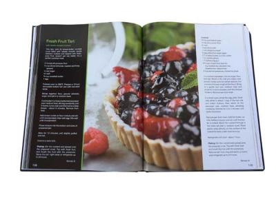 China CMYK Recyled A3 Print Cookbook Custom Hardcover Cook Book Printing Services for sale