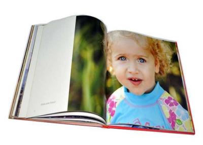 China Wedding  Classic Print Photo Book Jacket Cover Leather Bound Photo Book Printing for sale