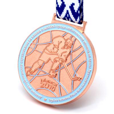 China Wholesale Cheap Custom Europe Good Quality Metal Lacrosse Medal for sale