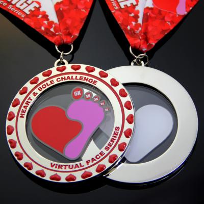 China Cheap Custom Plastic Sport Award Crystal Glass Medal From Europe for sale