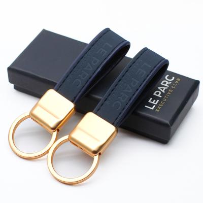 China Custom Leather Brand Handmade Bulk Wholesale Logo Keychain, Name Card Keychain, Promotion Gift PU Car Logo Key Chain Car for sale