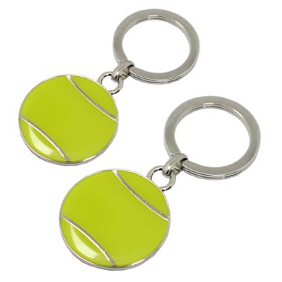 China Metal Manufacturers Cheap Wholesale Custom Table Tennis Ball Metal Fashion Key Chain for sale