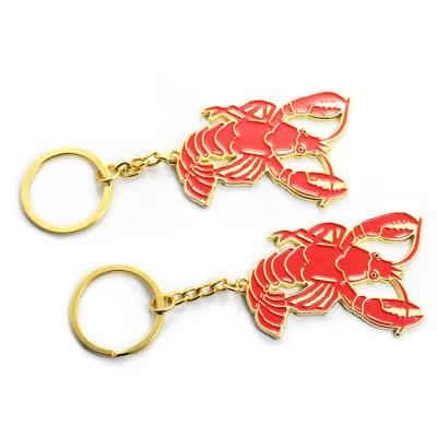 China Main chain etc. Custom Cartoon Maker Zinc Alloy Hard Enamel Keychain Logo Gold Plating Keyring Kawaii for sale