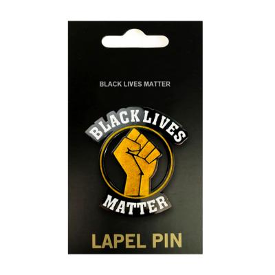 China Europe Black Lives Matter Lapel Pin for sale