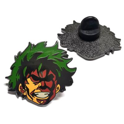 China Wholesale Europe Zhongshan Custom Dye Black Soft Enamel Over Cartoon Shaped Lapel Pansy Pin for sale