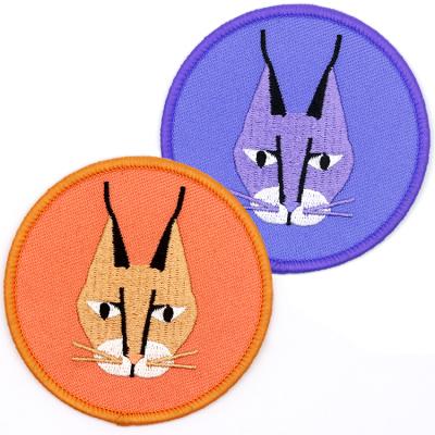 China Other Hot Selling Embroidery Patches Full Back Size Custom Logo Embroidery Patches For Clothing Applique for sale