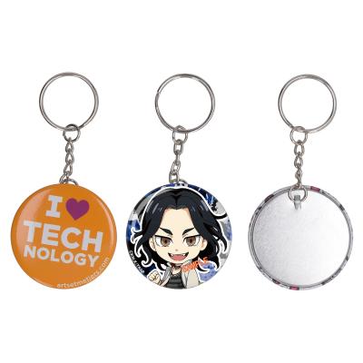 China Wholesale Custom 3D Button Badge Key Chain Logo Anime Cartoon Picture Printing for sale