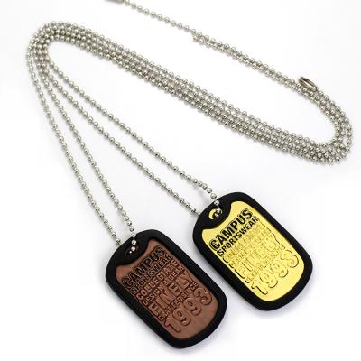 China Europe Metal Stainless Steel Sublimation Embossing Custom Blank Army Blank Dogtag Military Dog Tag for sale