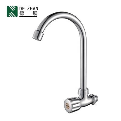 China Contemporary European Style Long Neck Kitchen Sink Faucet ABS Plastic Faucet for sale