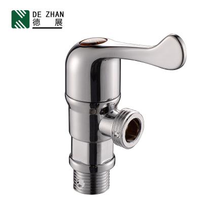 China ABS Plastic Chrome Toilet Angle Valve Plastic Angle Stop Valve for sale