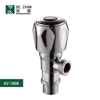 China Modern Plastic ABS Chrome Toilet Angle Valve Angle Stop Valve for sale