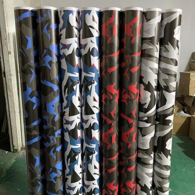 China Factory Price Gradient New Style Wrap Resistant Wrap Wrapmaster 1.52*30m Camouflage Car Vinyl Film White Pink for sale